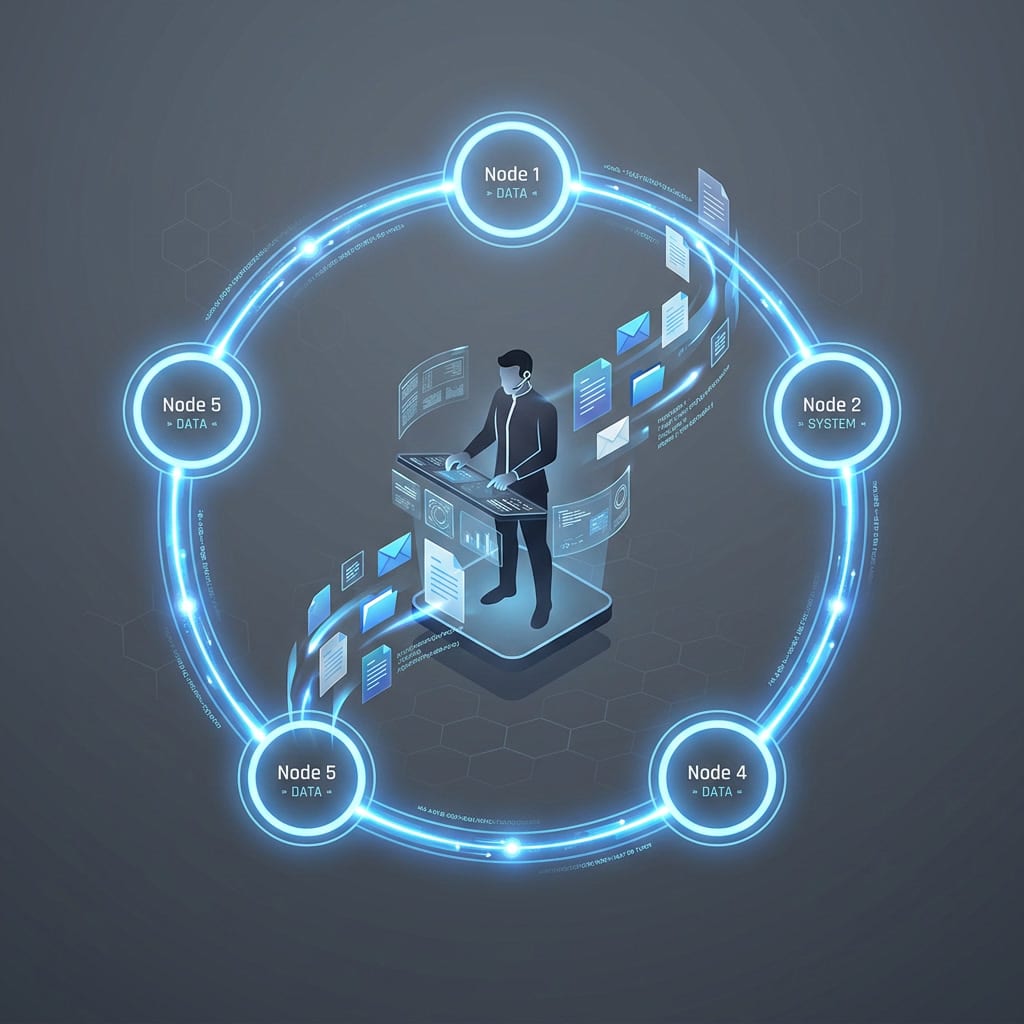 Il modello di e-invoicing a 5 corner del UAE, noto come Decentralized Continuous Transaction Control and Exchange (DCTCE), introduce un'architettura decentralizzata che separa scambie commerciali e conformità fiscale, con l'Autorità Federale per le Entrate (FTA) che agisce come monitor continuo.